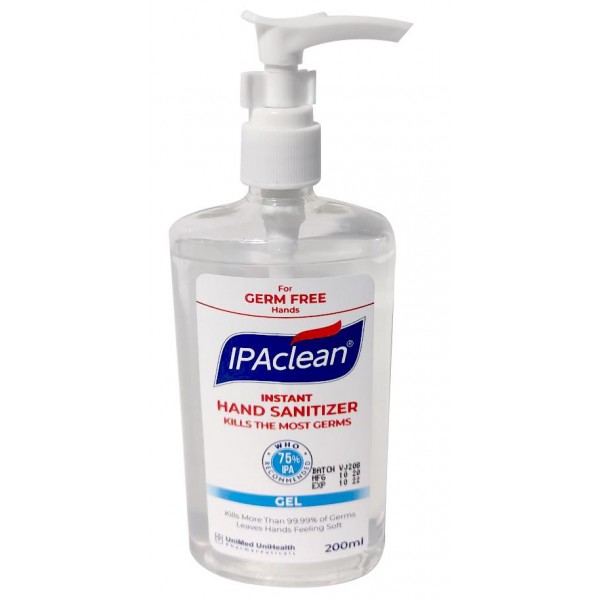 ipaclean hand sanitizer 200ml 